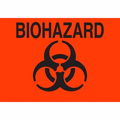 BRADY 89170A Lbls BIOHAZARD 3.5x5 Sign