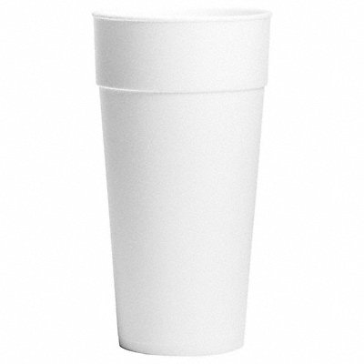 GRAINGER 24C18 Disposable Hot/Cold Cup 24oz White PK300