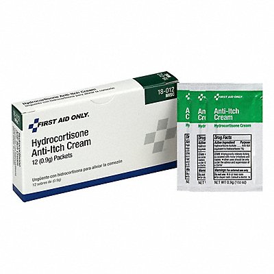 FIRST AID ONLY 18012 Topical Anti-Itch 0.03oz Cream PK12