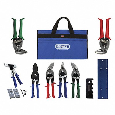 MIDWEST MWTHVACKIT03 Platinum HVAC Tool Kit 9 pcs.