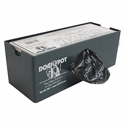 DOGIPOT 10041 Bag Dispenser Single Roll Aluminum