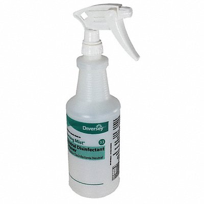 DIVERSEY 130256 Trigger Spray Bottle 12 1/2 H White PK12