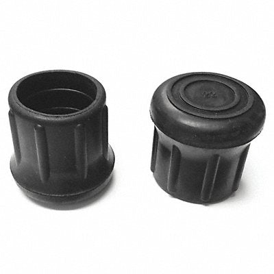 GRAINGER LTB22BEW Protective Leg Tip SlipOn Rd 1-7/32 PK5