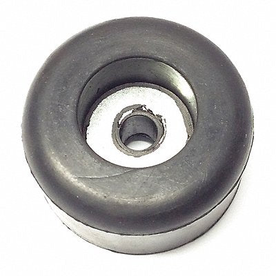 GRAINGER 791RW034S Bumper 1in. Black SBR Rubber PK5