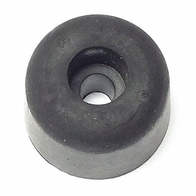 GRAINGER 718R034S Bumper 7/8 in Black Rubber PK10
