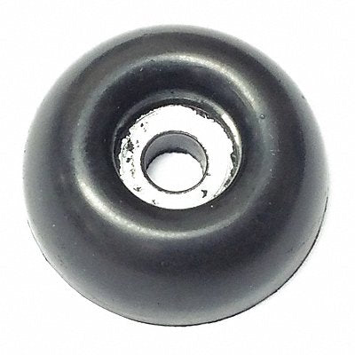 GRAINGER 775RW034S Bumper 31/32 in Black Rubber PK10