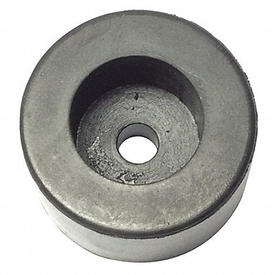 GRAINGER 785R034S Bumper 1-1/32 in Black Rubber PK5