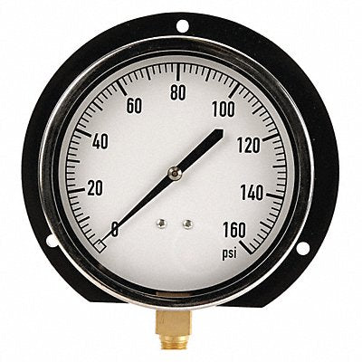 GRAINGER 18C767 G3996 Pressure Gauge Mechanical Cont 4-1/2 In