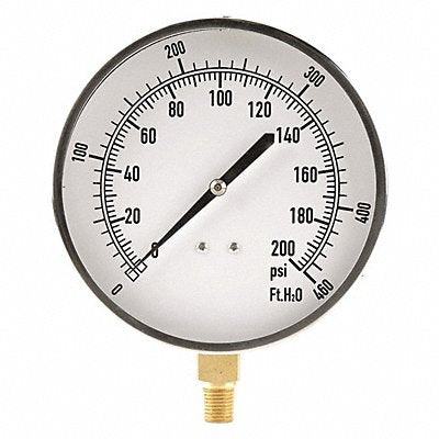 GRAINGER 18C813 G3999 Pressure Gauge Altitude 4-1/2 In