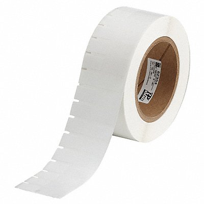 BRADY THT1224613 Label White/Translucent Blank Polyester