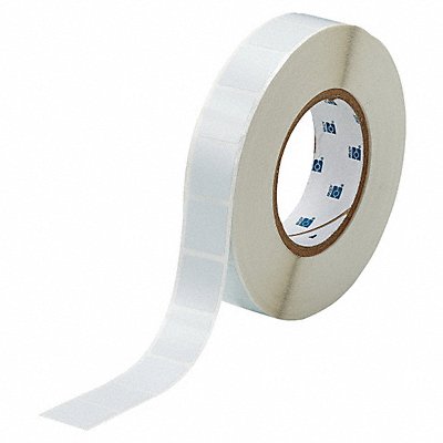 BRADY THT1794923 Label White Blank Polyester
