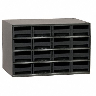 AKRO-MILS 19416BLK G2391 Bin Cab 16BlackDrwr Black 11 H BlackDrwr