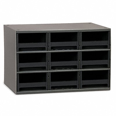 AKRO-MILS 19909BLK G2393 Bin Cab 9BlackDrwr Black 11 H BlackDrwr