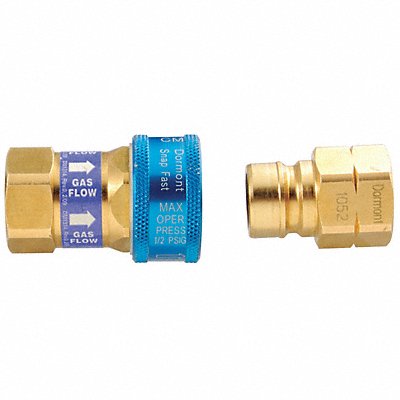 DORMONT A100 Disconnect Coupling Push On 1 Inlet