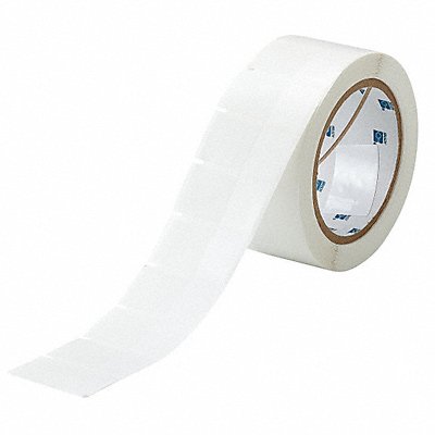 BRADY THT1834611 Label White/Translucent Blank Polyester