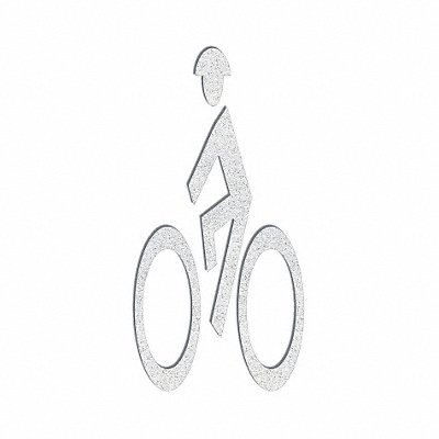 RAE PRTH3573 Pref. Thermoplastic Bike Man 90 mil PK5