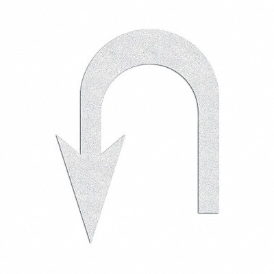 RAE PRTH4754 Pref. Thermoplastic U-Turn Arrow 90 mil