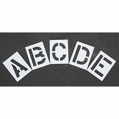 RAE STL1168125 Pavement Stencil Alphabet Kit 12 in H
