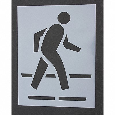 RAE STL1165030 Pavement Stencil 54 in Ped Crossing1/16