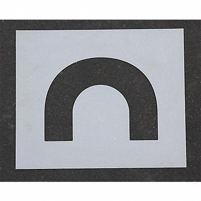 RAE STL1085070 Pavement Stencil 4 in End Loop 1/8