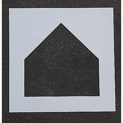 RAE STL1086495 Athletic Stencil Home Plate 17 in 1/8