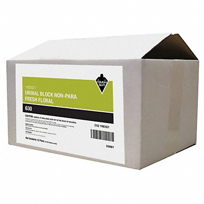 TOUGH GUY 18E921 Urinal Cake White 3 oz Fresh Floral PK12