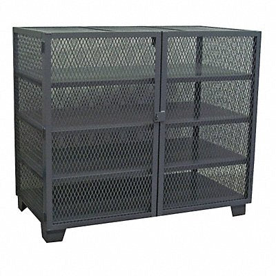 JAMCO MD260BL Shelving Cabinet 54 H 60 W Black