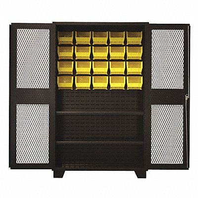JAMCO DY248BL Bin Cabinet Shelving 78 H 48 W 24 D