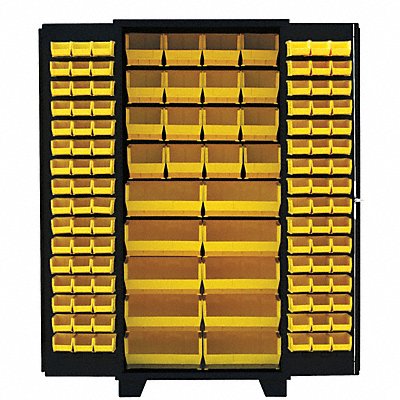 JAMCO DF236BL Bin Cabinet Louvered 78 H 36 W 24 D