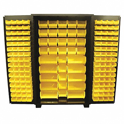 JAMCO DF248BL Bin Cabinet Louvered 78 H 48 W 24 D