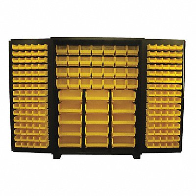 JAMCO DF260BL Bin Cabinet Louvered 78 H 60 W 24 D