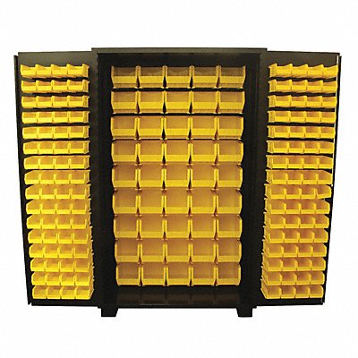 JAMCO DZ248BL Bin Cabinet Louvered 78 H 48 W 24 D