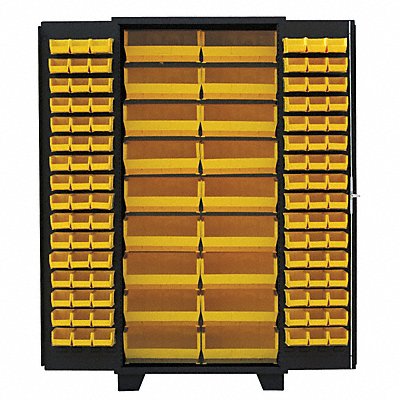 JAMCO DP236BL Bin Cabinet Louvered 78 H 36 W 24 D