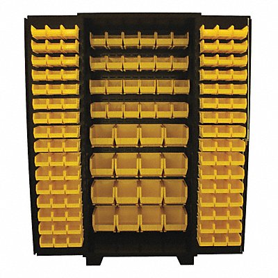JAMCO DE236BL Bin Cabinet Louvered 78 H 36 W 24 D