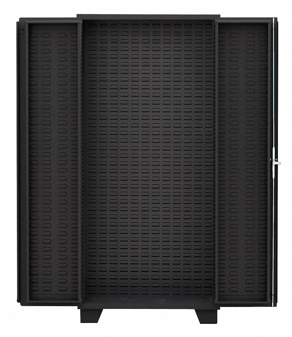 JAMCO HO236BL Bin Cabinet Louvered 78 H 36 W 24 D