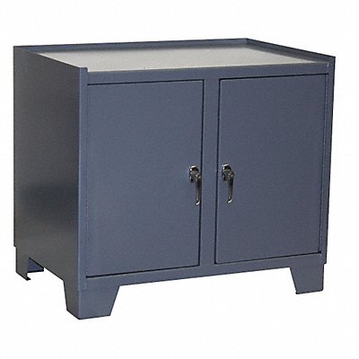 JAMCO WJ236GP Open Storage Cabinet 33 H 36 W Grey