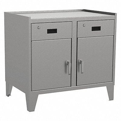 JAMCO ZU136 Combo Drawer Cabinet 34 H 36 W Grey