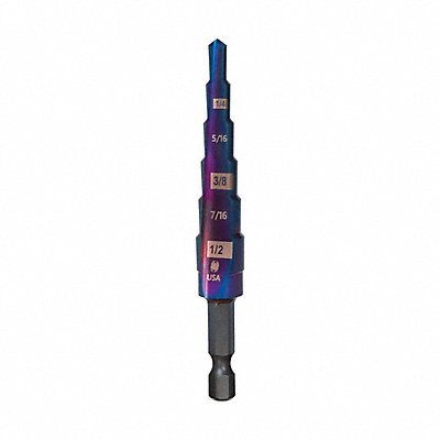 SPYDER 19020 Step Bit/Hex Shank