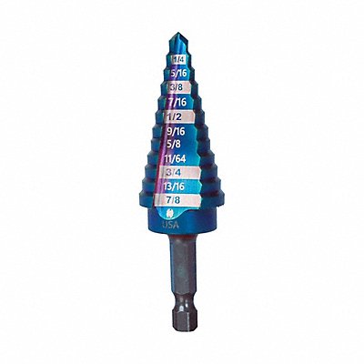 SPYDER 19022 Step Bit/Hex Shank