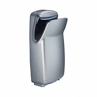 WORLD DRYER V649A Hand Dryer 10 sec 60 dBA SLVR
