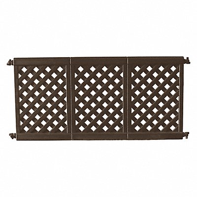GROSFILLEX US963423 Fence Panel Brown 38-1/2 in x 84 in