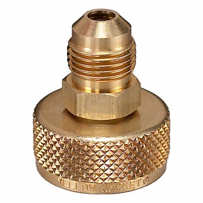 YELLOW JACKET 19106 Adapter Brass 800 psi 8 1/4 in L