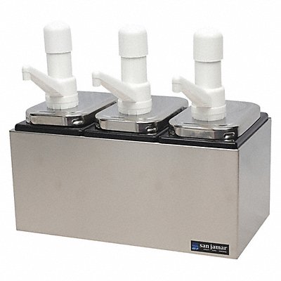 SAN JAMAR P9713 Condiment Pump Centre 12 1/2 in H SS