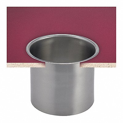 SAN JAMAR L360C Garbage Chute In-Counter 6.6 dia SS