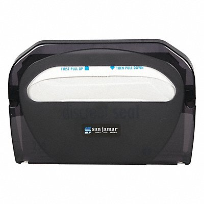 SAN JAMAR TS510TBK Toilet Seat Cover Dispenser Black