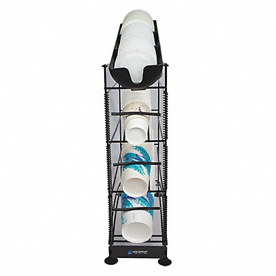 WIREWORKS C8504WF Cup Dispenser Lid Tray 4 Tier