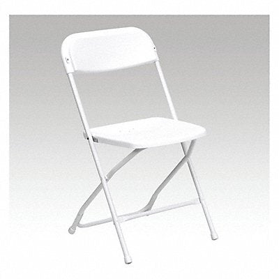 FLASH FURNITURE LEL3WHITEGG Folding Chair Plastic White