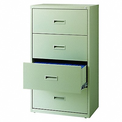 HIRSH 19440 Lateral File Cabinet 30 in W Steel