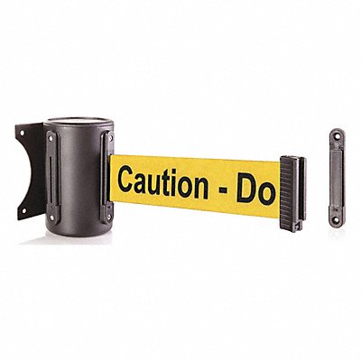 US WEIGHT U2501CAU Black Mount 13 ft Caution Belt