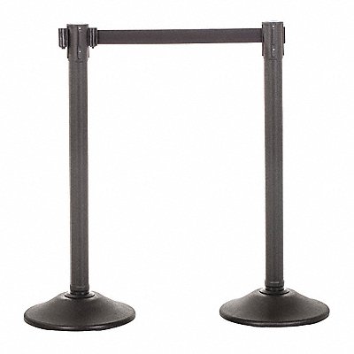 US WEIGHT U2001 Sentry QS Stanchion 6.5ft Black Belt PR1
